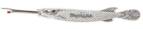 RiToEasysports Handy Stitch Ripper Vintage Style Sömtrådsborttagare för Hantverkare och Modedesigners Zinklegerat Stål 1 st. (Silver)