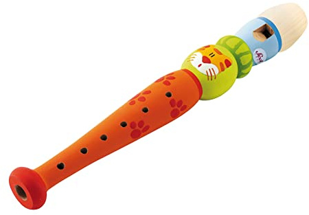 SEVI Flauto | Trudi by Strumenti Giocattolo Bambini. Gioco Bimbo Musicale per Imparare a Suonare | 20cm | Strumenti Musicali in Legno | Modello 81859