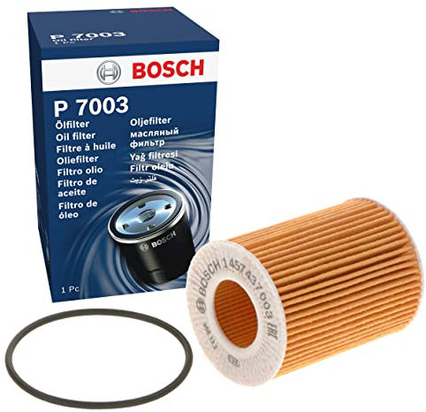 Bosch P7003 Car Oil Filter - Separates Soot and Metal Particles from Engine Oil - Provides Reliable Engine Lubrication