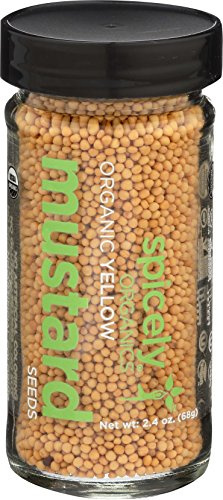 SPICELY Organic Jar Mustard Seed Yellow, 2.4 OZ