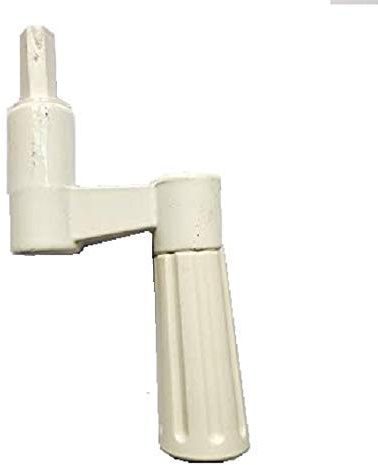 MANIVELA TORNO CORTO CON ADATTATORE (BIANCO)