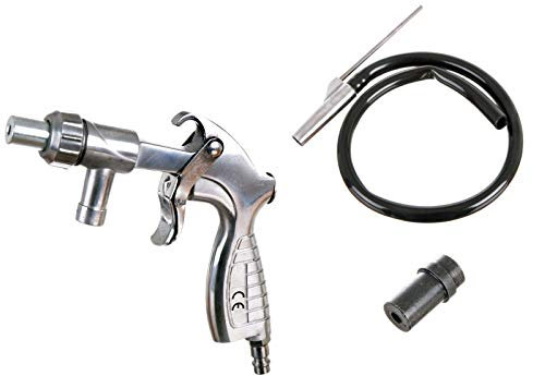 NEU Sandstrahlpistole Sandstrahler mit Rückgewinnung 2 Metall Düsen Druckluft