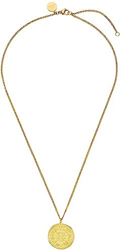 Purelei® Zodiac Kette Damen (Gold) – Halskette Damen aus langlebigem Edelstahl – Wasserfeste Kette mit Anhänger – 40-45 cm Länge verstellbar – Halskette für deinen individuellen Look