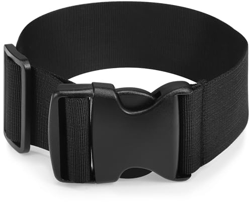 VALICLUD Sangle d'extension de sac de ceinture avec fermeture à boucle - Sangle réglable pour sac - Extension de bandoulière - Ceinture antidérapante et robuste pour sacs banane et sacs à bandoulière