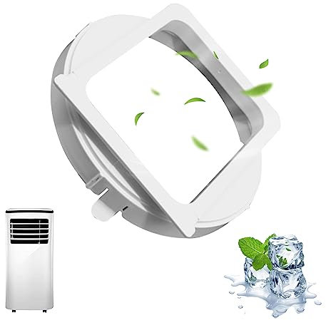 Klimaanlage Abluftschlauch Adapter, 150 mm Durchmesser Tragbare Klimaanlage Kippfenster Abluftschlauch Adapter Kit, Klimaanlage Schlauch Schnittstelle Mobile Klimaanlage Fensteradapter Zubehör (7)