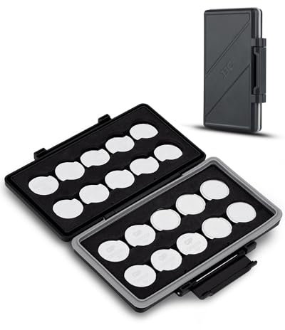 Batterie Aufbewahrungskoffer für 20 Knopfbatterien, Batteriefach für CR2032 CR2025 CR2045 CR2016 CR2320 CR2325 CR2330 CR2335 CR2354 CR2412 CR2430 CR2450, etc. (Batterien sind Nicht enthalten)