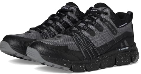 Skechers Summits at Womens Waterproof Walking Shoes Ch Syn/Tex/Black 6