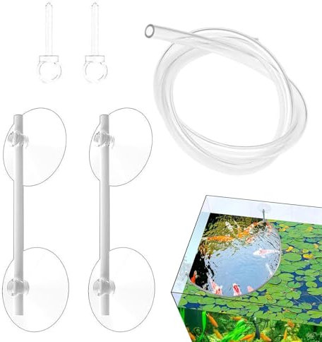 Schwimmender Pflanzenzaun für Aquarien, Silikon, schwimmender Pflanzenzaun, Aquarium-Zubehör zum Trennen von Schwimmpflanzen