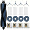 Waremax Set di accessori per robot aspirapolvere eufy Omni C20, 1 spazzola rotante, 4 spazzole laterali, 4 filtri lavabili, 4 sacchetti per polvere, 4 tamponi tergicristalli