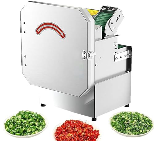 asdchZen Affettatrice Elettrica per Verdure, Spessore Regolabile in Acciaio Inossidabile, Tritatutto Ad Alta Efficienza per Cucine Domestiche E Commerciali