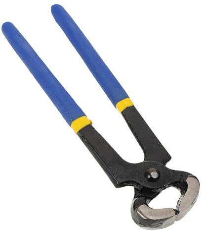 LOLIPPYY Alicates para Cascos de Metal Azul Versátiles y Multifuncionales para Ganado y Ovejas, Herramienta Portátil para Reparar Herraduras y Cuidado de Pezuñas