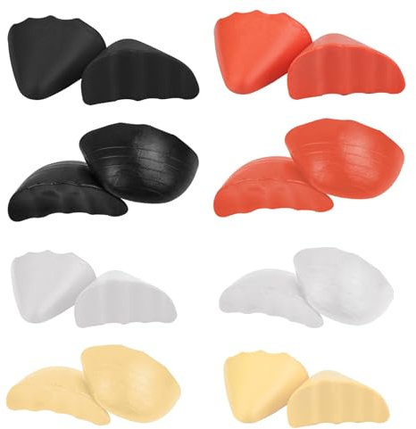 16 piezas de insertos de espuma para los dedos, relleno ajustable de esponja, inserto de zapatos de cabeza, pies de tapón de dedos grandes, rellenos de dedos para zapatos, para hombres y