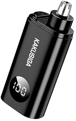 Trimmer Nasale Tagliapeli Rifinitore Peli Naso Orecchie Elettrico - Batteria 200 mAh - Nero