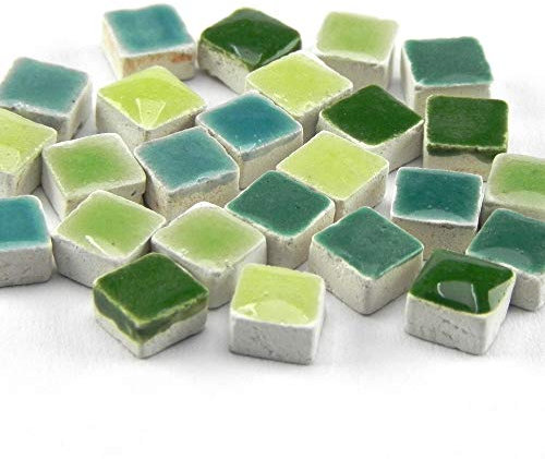 ALEA Mosaic Mosaik-Minis (5x5x3mm), 5000 Stück, Mix grün