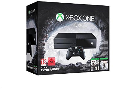 Xbox One 1TB Konsole - Bundle inkl. Rise of the Tomb Raider und Tomb Raider: Definitive Edition