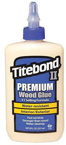 Titebond Wood Glue, Premium, Exterior, 8 Oz, Cream - 1 Each