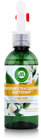 Air Wick Duftspray Taufrisch & Weißer Jasmin – Sinnlich-frisches Raumspray und Lufterfrischer – Geruchsneutralisierend & ohne Treibgas – 1 x 250 ml