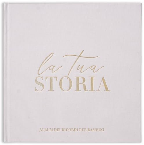 Album Nascita Bambino Bambina | Libro Nascita Bimbo Bimba | 132 Pagine | Regalo Nascita | Diario Neonato | Album Fotografico Bambino per Foto Formato 10 x 15 cm e 13 x 18 cm (Grigio)