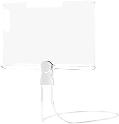 Lupa flexible de cristal manos libres para leer el cuello, lupa flexible con LED para reparación de personas mayores, lupa de cuello con luz