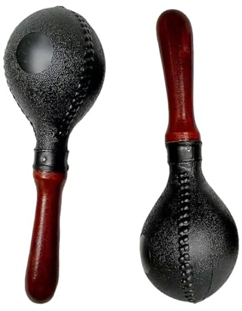 Maracas musikinstrument, shakerinstrument, Maracas handslagverk, 2 Rumba-shakers med trähandtag, maracas leksaker, maracas för, Maracas handslagverk, maracas