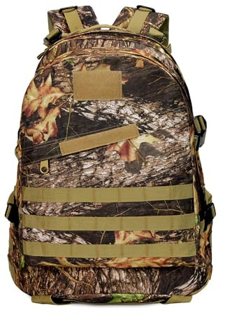 FYRTA Zaino da Caccia 35L, Zaino Mimetico con Protezione Impermeabile, Attrezzatura da Caccia, per Uomini e Donne, per Attività All'aria Trekking, Campeggio, Birdwatching