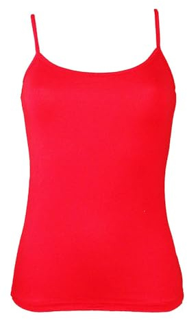 Top, Débardeur à Bretelle (Rouge) Taille Unique (36/38/40/42)