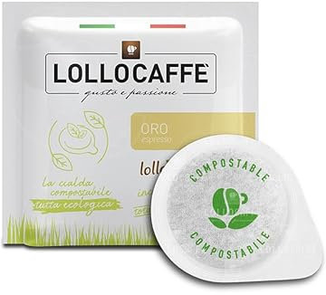 Lollo Caffè Cialde In Carta Ese 44mm Miscela Oro Mokona/Tazzona Compatibili (150)