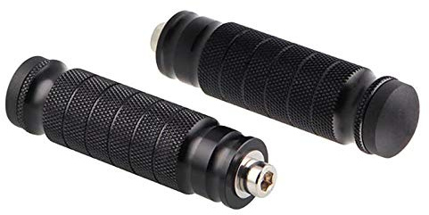 Motoparts 2pcs Pedales traseros de motocicleta CNC para pedales traseros antideslizantes 102 mm.