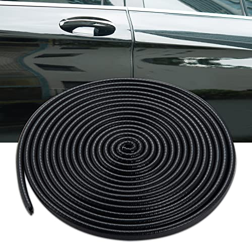 Protecteur de Bord de Porte de Voiture,Voiture en Caoutchouc en Forme de U Garniture de Voiture protecteurs de Porte Joint pour berline, camions, SUV, ATV, Bateaux (Noir, 10M)