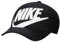 Nike FB5363-010 K NK Rise Cap S CB TRKR Hat Unisex Black/White Tamaño 1SIZE
