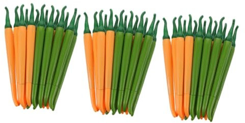 EXCEART 42 Stk Chili-Gel-Stift Geschenkstift für Kinder Stifte zum Schreiben von Früchten Kugelschreiber gelstifte Stift mit feiner Spitze süßer Gemüsestift Karikatur Gel Stift Füller Abs