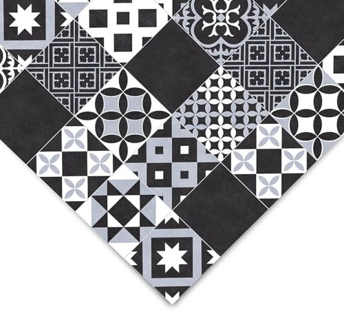 casa pura - Pavimento in vinile al metro, in molti design, effetto legno, effetto piastrelle, effetto pietra, per pavimenti in PVC, rivestimento design in vinile per cucina, bagno e soggiorno (Amadora