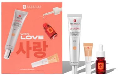 Erborian - Il meglio di Erborian - Set CC Routine x Skin Therapy - CC Crème Doré 40 ml + Olio Skin Therapy 10 ml + Correttore Gold Super BB 3 ml - Cura cosmetica coreana