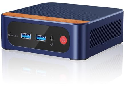 Fangxuee Twin Lake N100 minidator, 16 GB DDR4 RAM, 256 GB SSD för Win11 Pro, WIFI6 BT, stationär dator, EU-