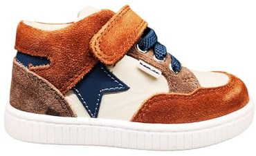 Balducci Scarpe Sneakers Primi Passi da Bambino. Chiusura a Strappo. Numerazione dal 20 al 26 (Marrone, Sistema Taglie Calzature EU, Bimbo (0-5 Anni), Numero, Media, 20)