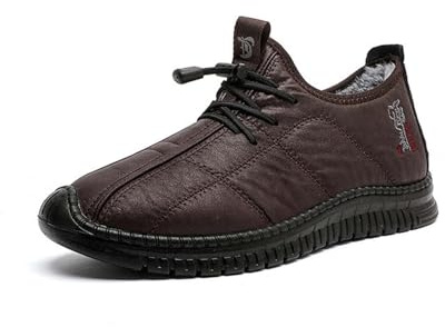 Botas de Invierno Gruesas y acogedoras para climas fríos, Calzado para Interiores y Exteriores con Doble Aislamiento, Hombre, Antideslizantes