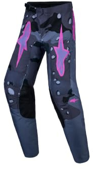 Alpinestars Fluid Lone Ungdomsbyxor i motocross, grau/lila, 24