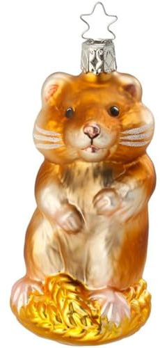 Inge-Glas Christbaumschmuck Hamster