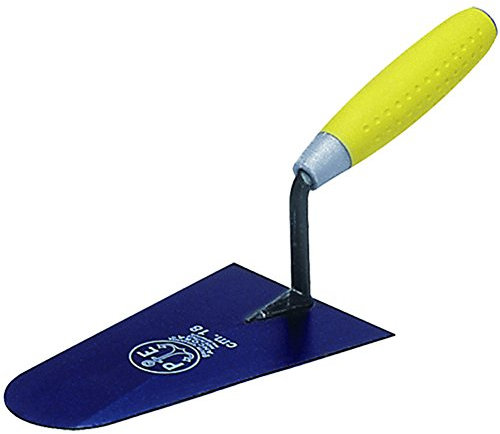 Cazzuola Punta Tonda Con Manico In Gomma Antiscivolo Ergonomico 'Sintesi'.