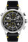 AVI-8 Herren 43mm Hawker Hunter Duke Chronograph Halton Japanische Meca-Quarz Fliegeruhr mit Lederarmband AV-4080-01