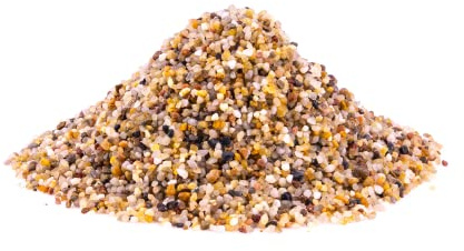 TM Aquatix Fish Tank Gravel Aquarium Natural Substrate Perfect for Plants Growth (30kg, Amber 2-3mm)