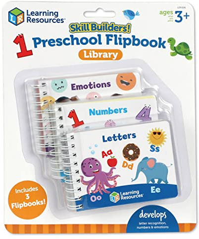 Learning Resources Skill Builders! Preschool Flipbook Library