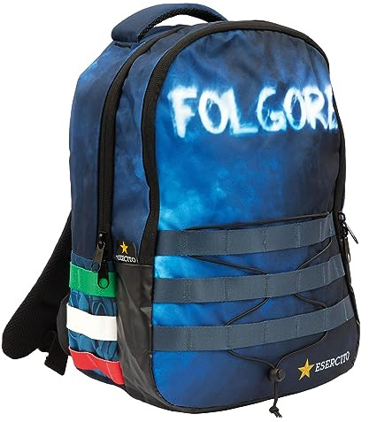 Giochi Preziosi Esercito Italiano '23 Zaino Folgore, Comodo Zaino Con Colori A Tema Folgore, Ideale Per La Scuola E Il Tempo Libero Per Bambini A Partire Dai 3 Anni, Ee901000