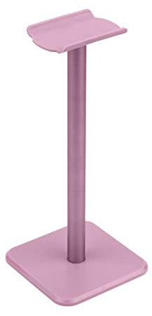 Eabdice Porte de Casque de Jeu avec Base, Support des Écouteurs Aluminium, Support Casque Gamer, pour Toutes Les Tailles de Casque(Couleur Rose)