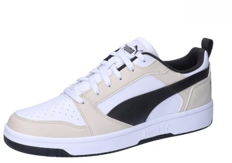 PUMA Rebound V6 Low Unisex Sneaker , Alpine Snow New Navy Puma White, 39 EU