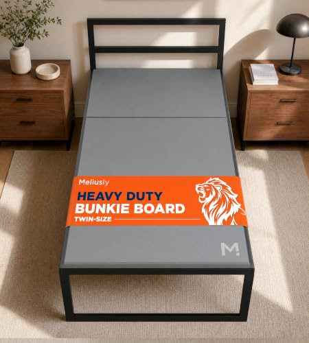 Meliusly Heavy Duty Bunkie Board Twin Size (38x75) - Under Bed Support