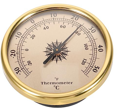 UKCOCO Thermomètre Mural Intérieur Jauge De Température Simple Pour Appareil De Mesure Température Facile à Utiliser