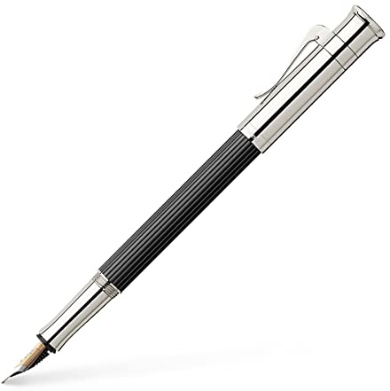 Graf von FABER-CASTELL 145552 - Füllfederhalter Classic, Ebenholz, Federbreite EF