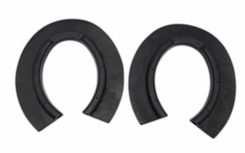 Amesbichler Reitsport Star Grip Snow Grip Schnee Grip Huf Grip Hufgrip hinten Hufgrip Schneeeinlagen, schwarz, Paar Schneeinlagen Snowpad Snow Pad