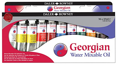 Daler Rowney Georgian set colori olio 10 tubi da 38ml